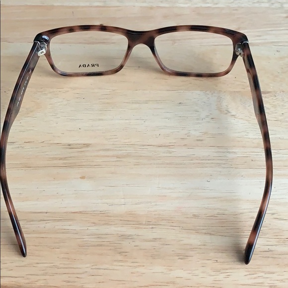 PRADA WOMENS TORTOISE SHELL DESIGNER GLASSES NWT - Picture 3 of 7